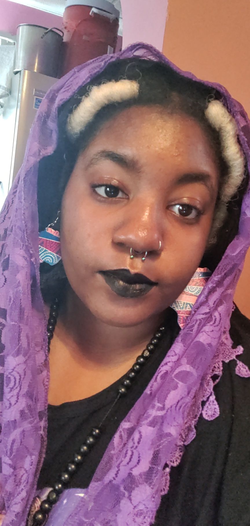 Purple Beauty Veil